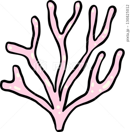 Cute Pink Seaweed Hand Drawn, Fisherman Aesthetic Cute Pink Seaweed Hand Drawn, Fisherman Aesthetic 130825012