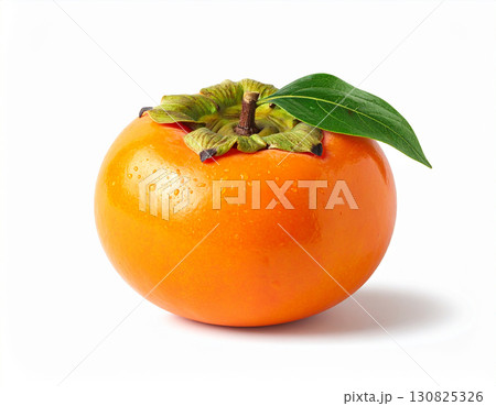 柿　食べ物　生成AI　フルーツ 130825326