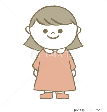 ワンピースを着た女の子 ワンピースを着た女の子 130825550