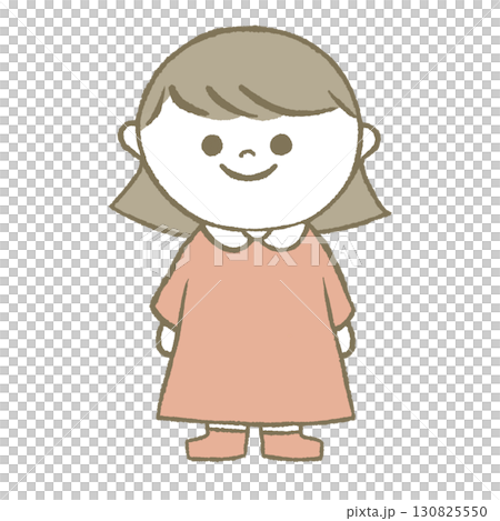 A girl in a dress 130825550