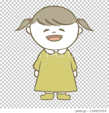 ワンピースを着た女の子 130825554