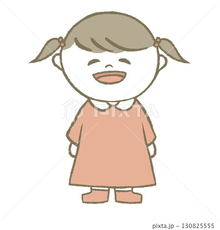 ワンピースを着た女の子 130825555