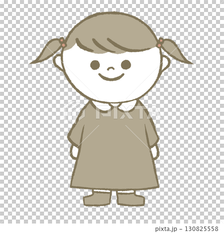 ワンピースを着た女の子 130825558