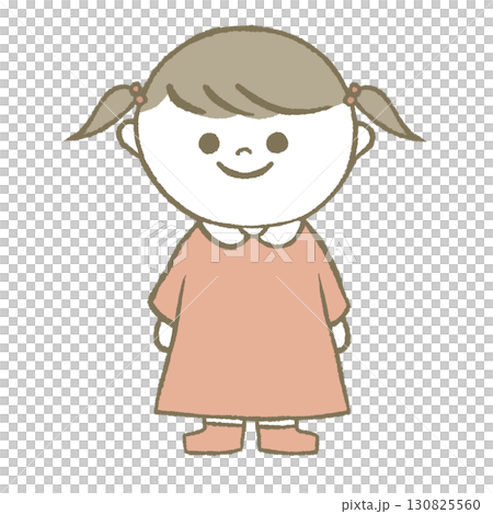 A girl in a dress A girl in a dress 130825560