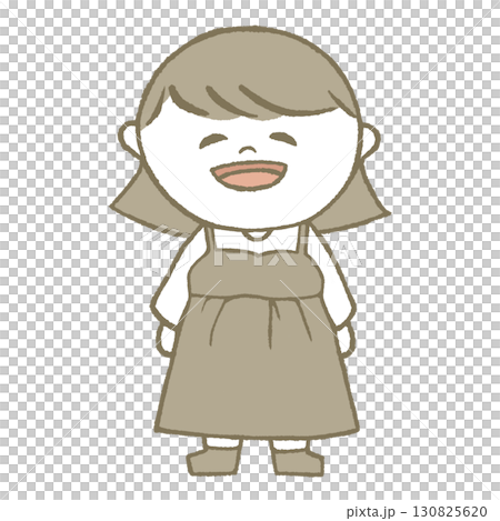 A girl in a dress A girl in a dress 130825620