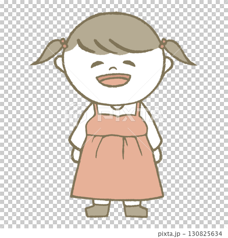 A girl in a dress A girl in a dress 130825634