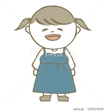 ワンピースを着た女の子 130825638