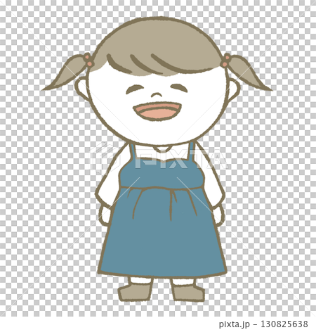 ワンピースを着た女の子 130825638