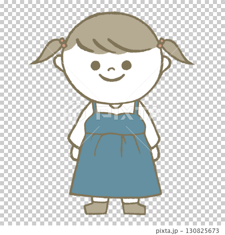 A girl in a dress A girl in a dress 130825673