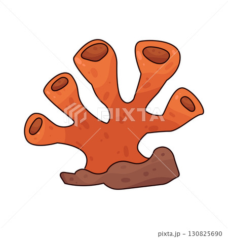 illustration of coral reef 130825690
