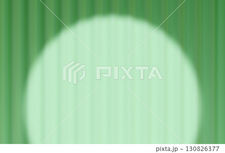 背景素材_幕とスポットライト_黄緑 130826377