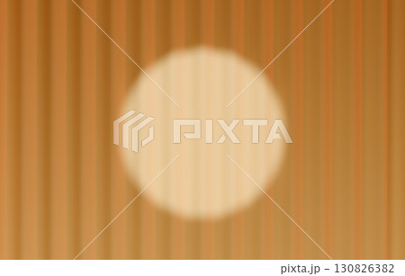 背景素材_幕とスポットライト_黄色 130826382