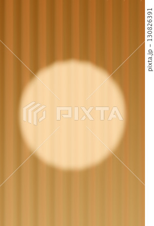 背景素材_幕とスポットライト_黄色 130826391