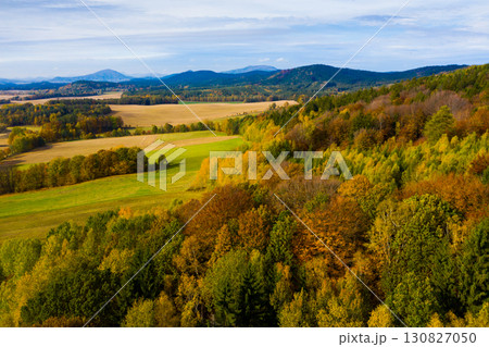 Aerial autumn rural landscape Aerial autumn rural landscape 130827050