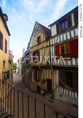Narrow streets of Auxerre, France 130827174