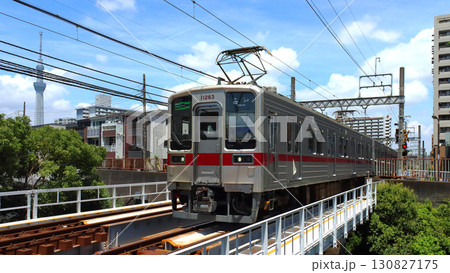 ［TS］東武亀戸線10050系電車（ワンマン運転：曳舟⇔亀戸） 130827175