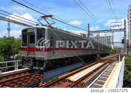 ［TS］東武亀戸線10050系電車（ワンマン運転：曳舟⇔亀戸） 130827176