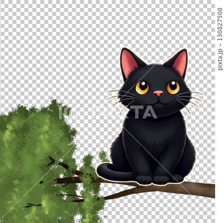 black and white cat with ball of soccer ball black and white cat with ball of soccer ball 130827508