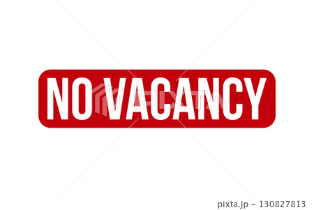 No Vacancy Rubber Stamp Seal Vector 130827813