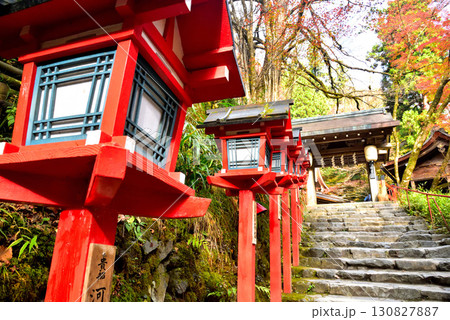 京の奥座敷 貴船神社の紅葉 130827887