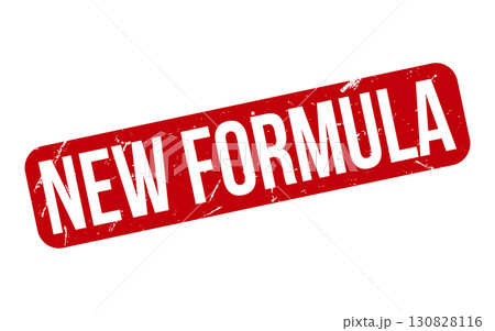 Red New Formula Rubber Stamp Seal Vector 130828116