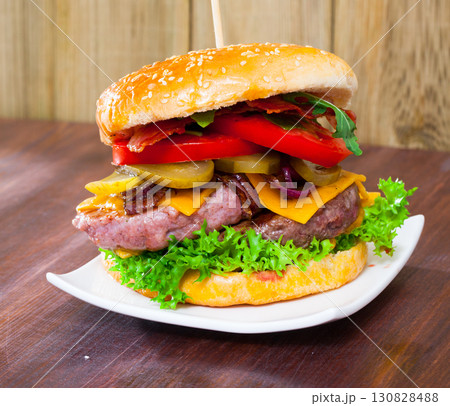 Double burger Double burger 130828488