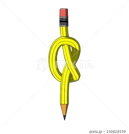 Pencil School, Office and Art Supplies Vector Illustration on White Background. Pencil School, Office and Art Supplies Vector Illustration on White Background. 130828539
