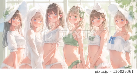 下着の女の子 下着の女の子 130829361