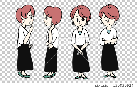 女性の全神像　 130830924