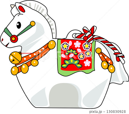 土鈴, 干支置物, 午, 馬 ,うま,  十二支, 土人形, 陶人形, 130830928