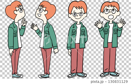 男性全身肖像套裝 男性全身肖像套裝 130831129