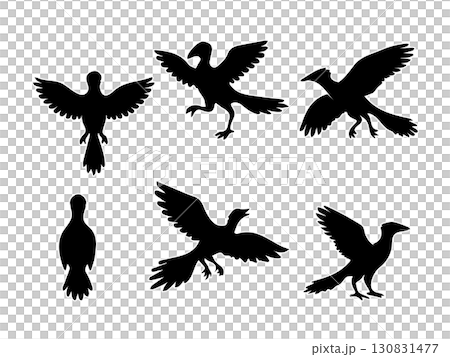 始祖鳥剪影集插圖 始祖鳥剪影集插圖 130831477