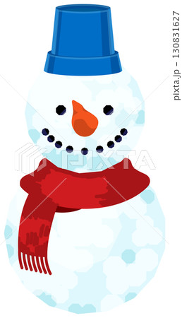 雪だるま二段、楽しい装飾いっぱい 130831627