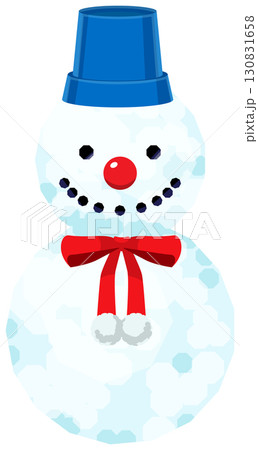 雪だるま二段、楽しい装飾いっぱい 130831658