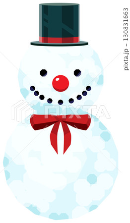 雪だるま二段、楽しい装飾いっぱい 130831663