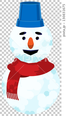 Two-tiered snowman and lots of fun decorations Two-tiered snowman and lots of fun decorations 130831675