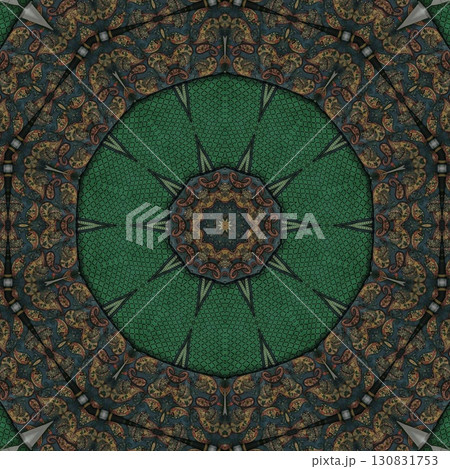 Turkish embroidery and batik art work for screen printing carpet, rug, fabric, tiles and flooring. Pattern design for the home decor, wrapping paper, curtains, wall covering etc 130831753