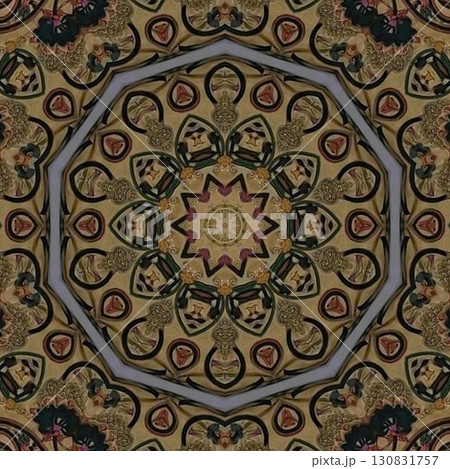 Turkish embroidery and batik art work for screen printing carpet, rug, fabric, tiles and flooring. Pattern design for the home decor, wrapping paper, curtains, wall covering etc 130831757