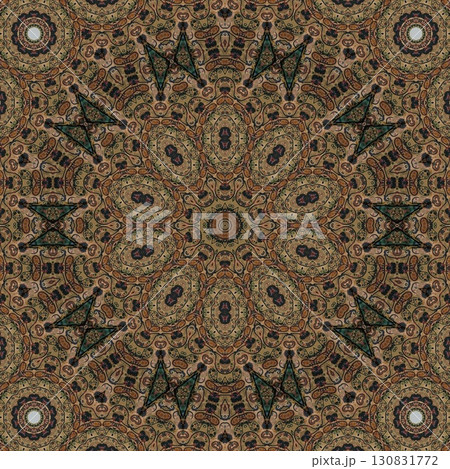 Turkish embroidery and batik art work for screen printing carpet, rug, fabric, tiles and flooring. Pattern design for the home decor, wrapping paper, curtains, wall covering etc 130831772