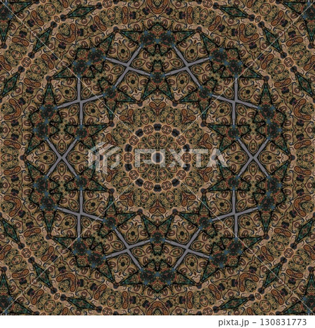 Turkish embroidery and batik art work for screen printing carpet, rug, fabric, tiles and flooring. Pattern design for the home decor, wrapping paper, curtains, wall covering etc 130831773