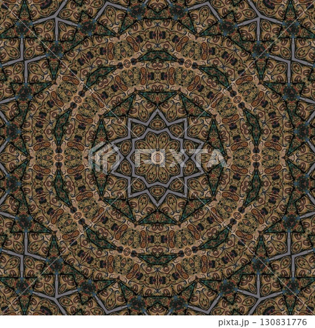 Turkish embroidery and batik art work for screen printing carpet, rug, fabric, tiles and flooring. Pattern design for the home decor, wrapping paper, curtains, wall covering etc 130831776
