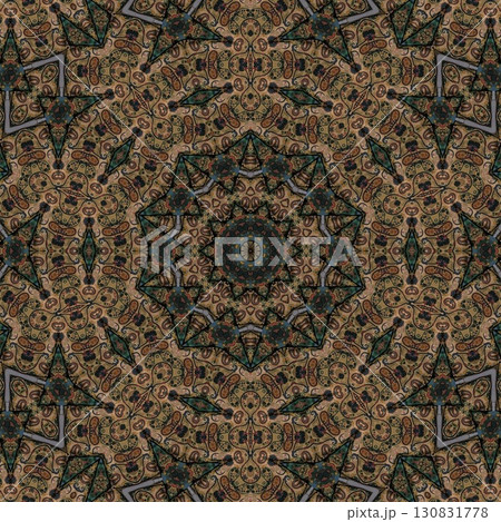 Turkish embroidery and batik art work for screen printing carpet, rug, fabric, tiles and flooring. Pattern design for the home decor, wrapping paper, curtains, wall covering etc 130831778