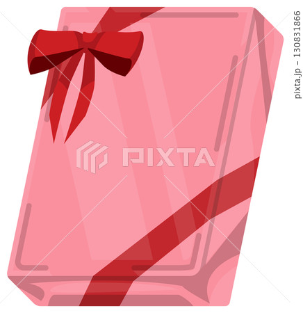 プレゼント平たく、リボン大きく可愛く 130831866