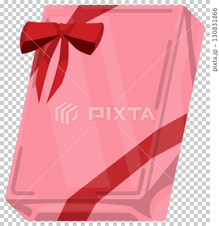 プレゼント平たく、リボン大きく可愛く 130831866