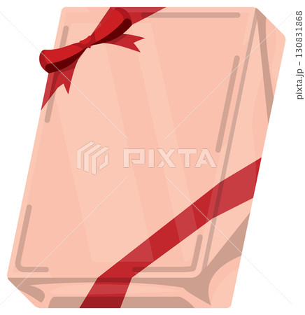 プレゼント平たい、そっと置かれた贈り物 プレゼント平たい、そっと置かれた贈り物 130831868