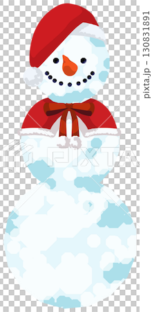戴著各種帽子的三層雪人 戴著各種帽子的三層雪人 130831891