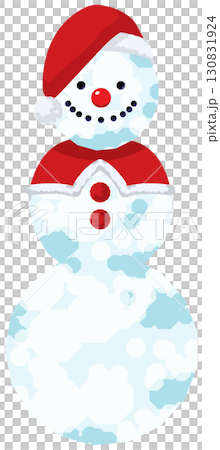 Three-tiered snowman with various hats Three-tiered snowman with various hats 130831924