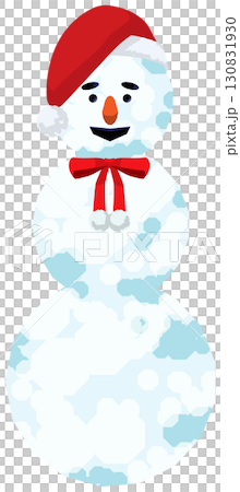 Three-tiered snowman with various hats Three-tiered snowman with various hats 130831930