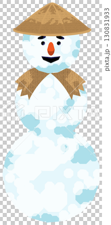 戴著各種帽子的三層雪人 戴著各種帽子的三層雪人 130831933