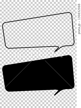 Speech bubble set for comments and messages 130832088